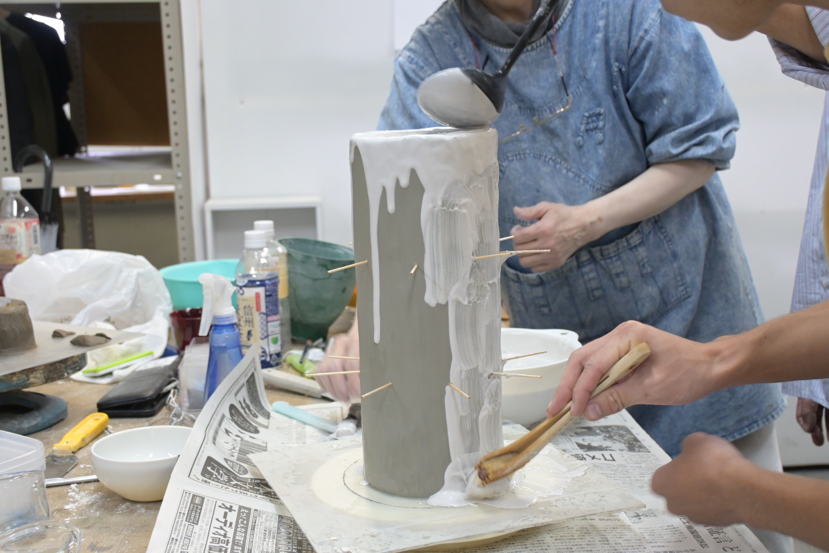 卒業制作に密着！③石膏型に挑む！初めての大規模パート・ド・ヴェール
